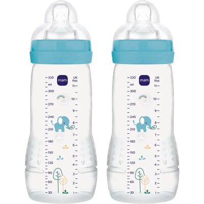 MAM Easy Active Blue 330 ml 2-pack MAM Easy Active Blue 330 ml 2-pack