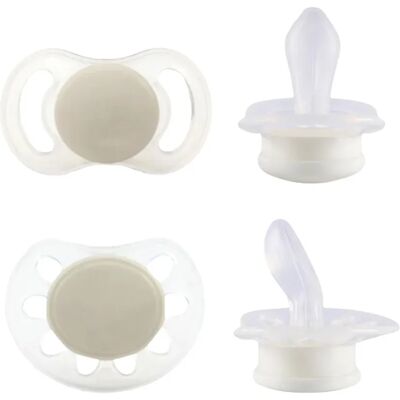 Esska Newborn Napp +0-2 månader 2-pack Off White Esska Newborn Napp +0-2 månader 2-pack Off White