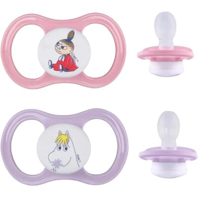 ESSKA Happy Muminedition Napp + 4 månader 2-pack Rosa/lila ESSKA Happy Muminedition Napp + 4 månader 2-pack Rosa/lila