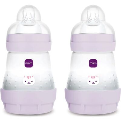 MAM Easy Start Anti-Colic Nappflaska Pink 160 ml 2-pack MAM Easy Start Anti-Colic Nappflaska Pink 160 ml 2-pack