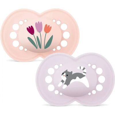 MAM Original Napp 6-16 mån Silk Pink 2-pack MAM Original Napp 6-16 mån Silk Pink 2-pack