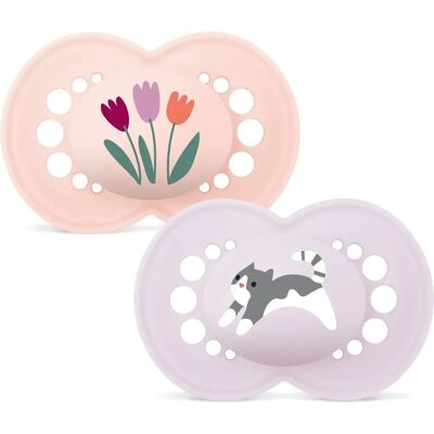 MAM Original Napp 16-36 mån Silk Pink 2-pack MAM Original Napp 16-36 mån Silk Pink 2-pack