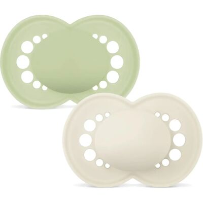 MAM Original Silk Napp 16-36 mån Box V Green Unprinted 2-pack MAM Original Silk Napp 16-36 mån Box V Green Unprinted 2-pack