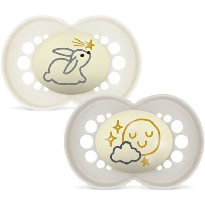 MAM Original Night Napp 16-36 mån Silk Box V Neutral 2-pack MAM Original Night Napp 16-36 mån Silk Box V Neutral 2-pack