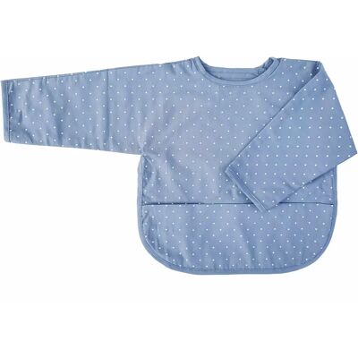 Summerville Organic Haklapp med Ärm Dotty Dusty Blue Summerville Organic Haklapp med Ärm Dotty Dusty Blue