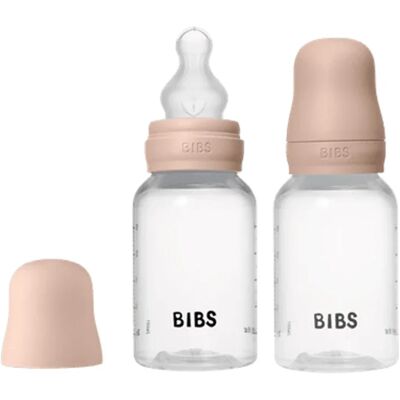 BIBS Baby Bottle Round Silicone Slow Flow 150 ml 2-pack Blush BIBS Baby Bottle Round Silicone Slow Flow 150 ml 2-pack Blush