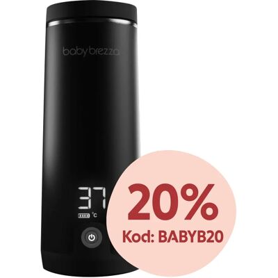 Baby Brezza Superfast Portable Bottle Warmer Black Baby Brezza Superfast Portable Bottle Warmer Black