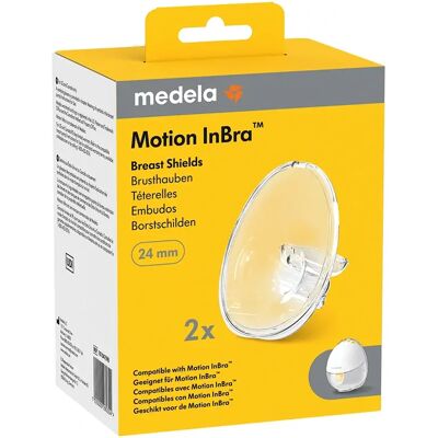 Medela Motion InBra Brösttrattar 2 st 24 mm Medela Motion InBra Brösttrattar 2 st 24 mm