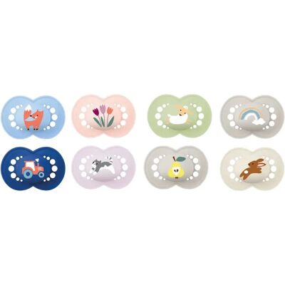 MAM Ultra Mjuk Silikonsut - Färgglada - Baby Sutt MAM Ultra Mjuk Silikonsut - Färgglada - Baby Sutt