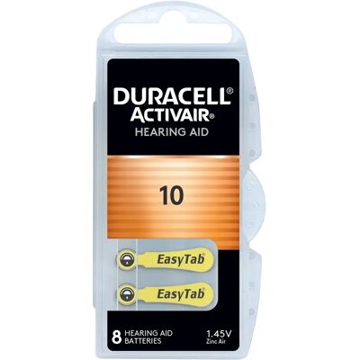 Duracell Activair batteri typ 10 8 st Duracell Activair batteri typ 10 8 st