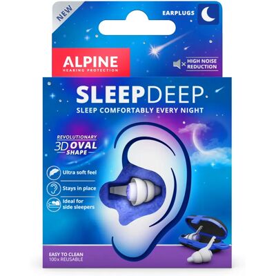 Alpine SleepDeep Earplugs M/L 1 par Alpine SleepDeep Earplugs M/L 1 par