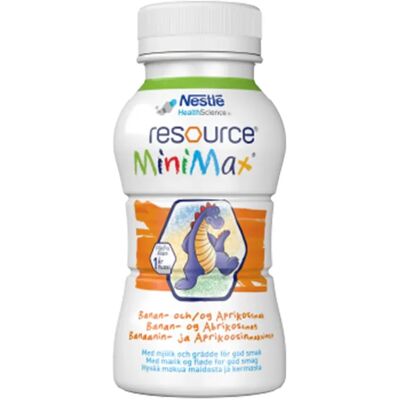 Resource MiniMax Banan/Aprikos 2 x 200 ml Resource MiniMax Banan/Aprikos 2 x 200 ml