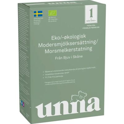 Unna Ekologisk Modersmjölksersättning Steg 1 600 g Unna Ekologisk Modersmjölksersättning Steg 1 600 g