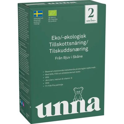 Unna Ekologisk Tillskottsnäring Steg 2 600 g Unna Ekologisk Tillskottsnäring Steg 2 600 g