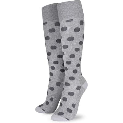 Life Wear Stödstrumpa Mönstrad Grey Dots 40-42 Life Wear Stödstrumpa Mönstrad Grey Dots 40-42