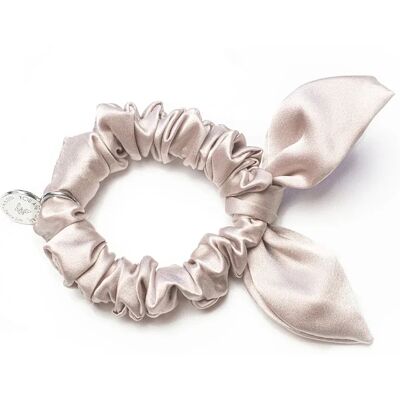 Amelie Soie Silk Bow Greige Amelie Soie Silk Bow Greige