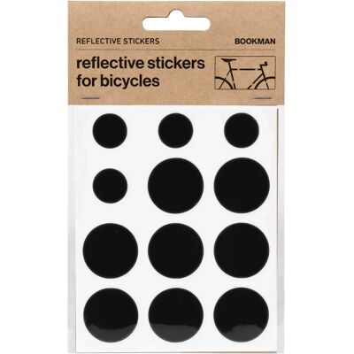 Bookman Sticky Reflectors Black Bookman Sticky Reflectors Black