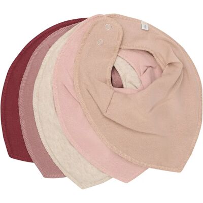PIPPI Bandana Bib Solid New Maroon Onesize 5-pack PIPPI Bandana Bib Solid New Maroon Onesize 5-pack