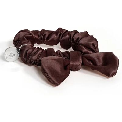 Amelie Soie Silk Bow Brown Amelie Soie Silk Bow Brown