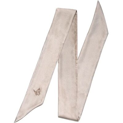 Amelie Soie Silk Scarf Greige Amelie Soie Silk Scarf Greige