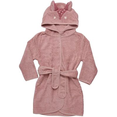 Pippi Organic Bath Robe Misty Rose 86/92 Pippi Organic Bath Robe Misty Rose 86/92