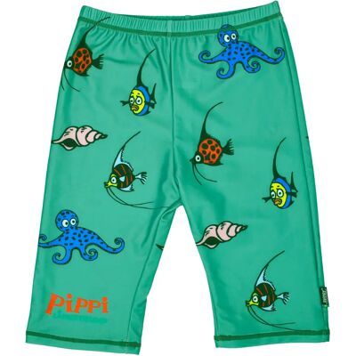 Swimpy UV-shorts Pippi Söderhavet Grön 98-104 Swimpy UV-shorts Pippi Söderhavet Grön 98-104