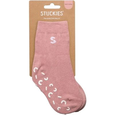 STUCKIES Strumpor i bomull Dusty Coral 1-pack 19/21 STUCKIES Strumpor i bomull Dusty Coral 1-pack 19/21
