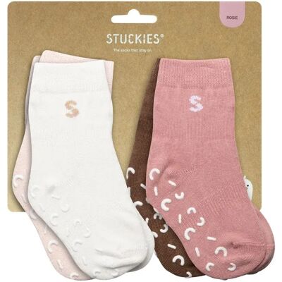 STUCKIES Strumpor i bomull Rosie 4-pack 22/24 STUCKIES Strumpor i bomull Rosie 4-pack 22/24