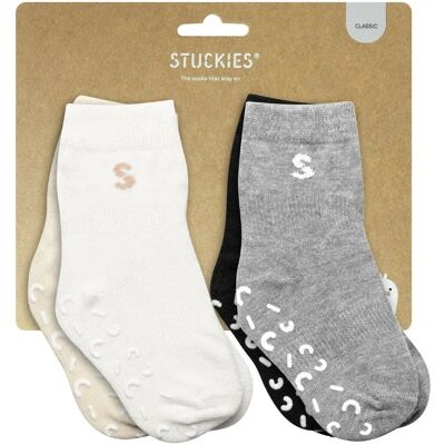 STUCKIES Strumpor i bomull Classic 4-pack 16/18 STUCKIES Strumpor i bomull Classic 4-pack 16/18