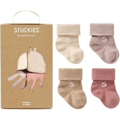 STUCKIES Strumpor för nyfödd 4-pack Blossom STUCKIES Strumpor för nyfödd 4-pack Blossom