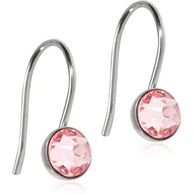 Blomdahl Örhängen NT Pendant Bezel Light rose 5 mm 1par Blomdahl Örhängen NT Pendant Bezel Light rose 5 mm 1par