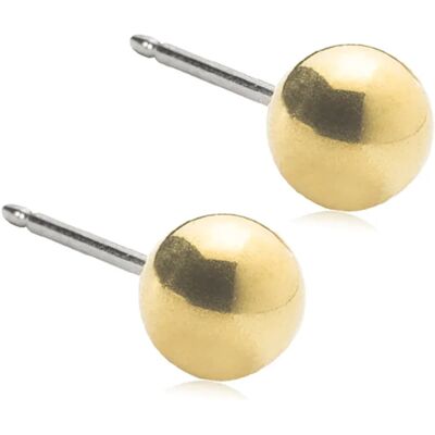 Blomdahl Örhängen Golden Ball 5 mm Blomdahl Örhängen Golden Ball 5 mm