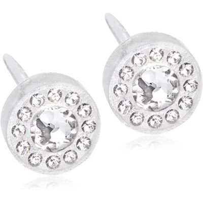 Blomdahl Örhängen Brilliance Halo 6mm Crystal 1 par Blomdahl Örhängen Brilliance Halo 6mm Crystal 1 par