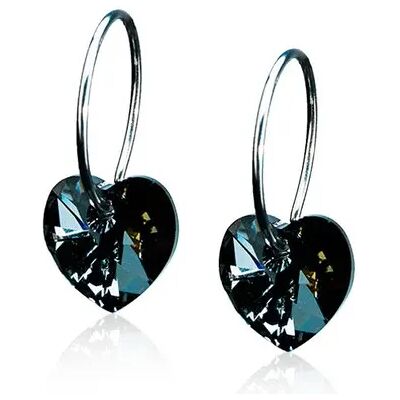 Blomdahl Örhängen Ring Heart Black Diamond Blomdahl Örhängen Ring Heart Black Diamond