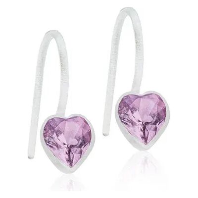 Blomdahl Pendant Fixed Heart Light Amethyst Örhängen Blomdahl Pendant Fixed Heart Light Amethyst Örhängen