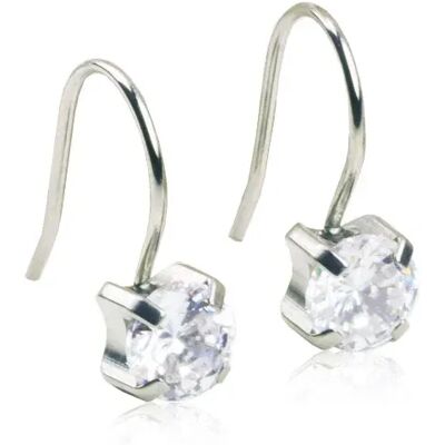 Blomdahl Örhängen Tiffany Pendant CZ White Blomdahl Örhängen Tiffany Pendant CZ White