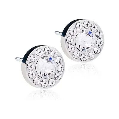 Blomdahl Örhängen Brilliance Halo Crystal Silver 8 mm Blomdahl Örhängen Brilliance Halo Crystal Silver 8 mm