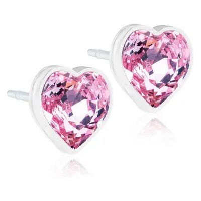 Blomdahl Örhängen Heart Light Rose 6 mm Blomdahl Örhängen Heart Light Rose 6 mm