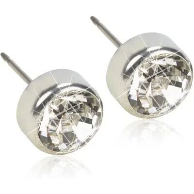 Blomdahl Örhängen Bezel Crystal Silver 6 mm Blomdahl Örhängen Bezel Crystal Silver 6 mm