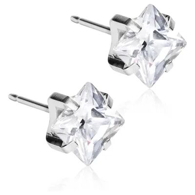 Blomdahl ST Tiffany Edge CZ white 7 mm Blomdahl ST Tiffany Edge CZ white 7 mm