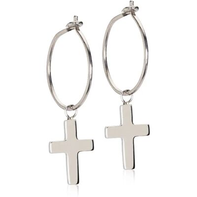Blomdahl NT Ear Ring 14 mm Pendant Cross 11 mm Blomdahl NT Ear Ring 14 mm Pendant Cross 11 mm