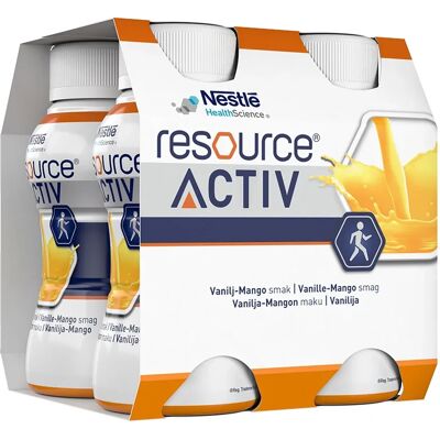 Resource Activ Vanilj/Mango 4 x 200 ml Resource Activ Vanilj/Mango 4 x 200 ml