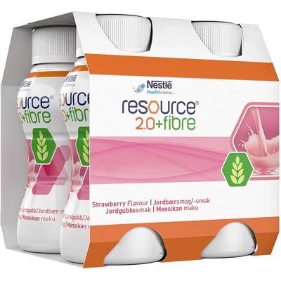 Resource 2.0 + Fibre Jordgubb 4x200 ml Resource 2.0 + Fibre Jordgubb 4x200 ml