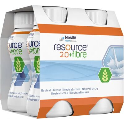 Resource 2.0 + Fibre Neutral 4x200 ml Resource 2.0 + Fibre Neutral 4x200 ml