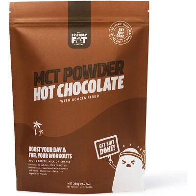 The Friendly Fat Company C8 MCT-pulver Choklad 260 g The Friendly Fat Company C8 MCT-pulver Choklad 260 g