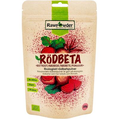 Rawpowder Rödbetspulver 200 g Rawpowder Rödbetspulver 200 g
