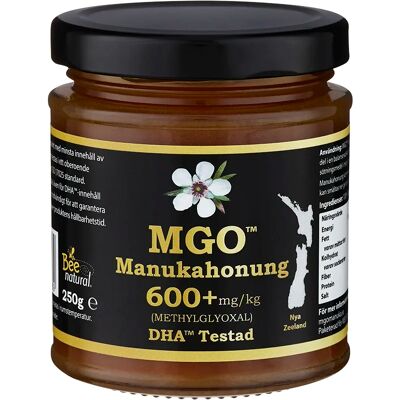 MGO Manukahonung 600+ 250 g MGO Manukahonung 600+ 250 g