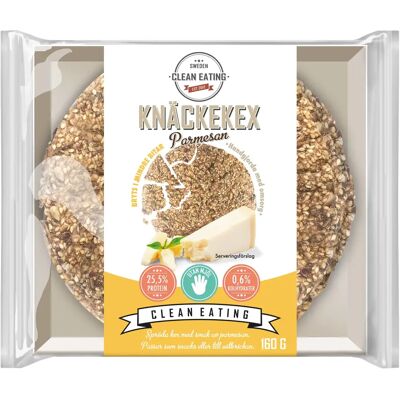 Clean Eating Knäckekex Parmesan 160g Clean Eating Knäckekex Parmesan 160g