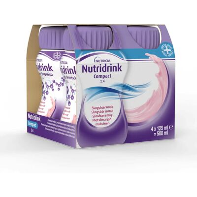 Nutridrink Compact Skogsbärssmak, 4x125 ml Nutridrink Compact Skogsbärssmak, 4x125 ml