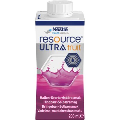 Resource Ultra Fruit Hallon/Svartvinbär 4x200 ml Resource Ultra Fruit Hallon/Svartvinbär 4x200 ml